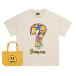 画像4: The Simpsons Cartoon Question Letter paint Tshirts ユニセックス男女兼用ザ・シンプソンズ カートゥーン クエスチョン レター柄 プリント 半袖Tシャツ (4)