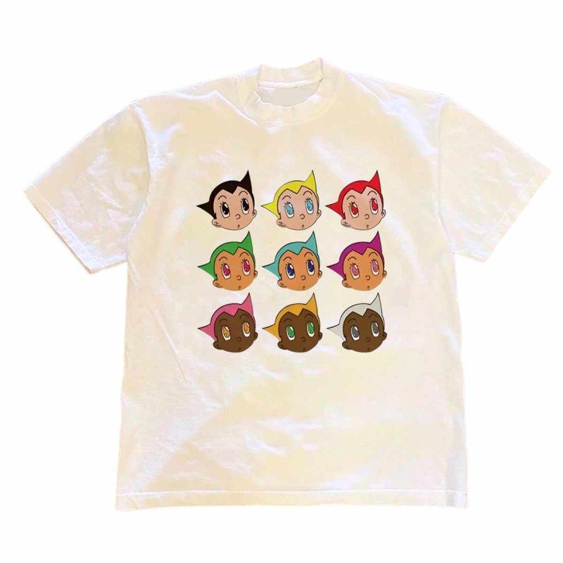 画像1: Unisex Boxz Atom Retro Print  T-shirt　 男女兼用 ユニセックスボックスズアトムレトロプリント半袖Tシャツ (1)