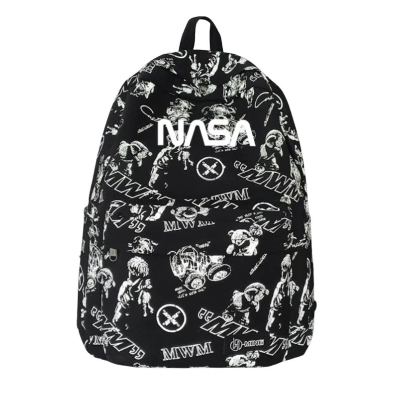 画像2: Unisex NASA x Bear Backpack Bag ユニセックス 男女兼用 ナサ ベア 熊 プリント リュックサック バックパック (2)