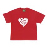画像3: Unisex Love Your Self heart print t-shirt 男女兼用 ユニセックスハート ラブユアセルフ プリントTシャツ (3)