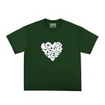 画像5: Unisex Love Your Self heart print t-shirt 男女兼用 ユニセックスハート ラブユアセルフ プリントTシャツ (5)