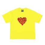 画像4: Unisex Love Your Self heart print t-shirt 男女兼用 ユニセックスハート ラブユアセルフ プリントTシャツ (4)