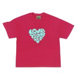 画像2: Unisex Love Your Self heart print t-shirt 男女兼用 ユニセックスハート ラブユアセルフ プリントTシャツ (2)