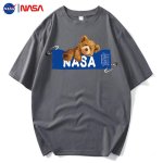 画像6: Nasa x Bear T-shirt ユニセックス 男女兼用 ナサ×クマ ベア プリント Tシャツ (6)