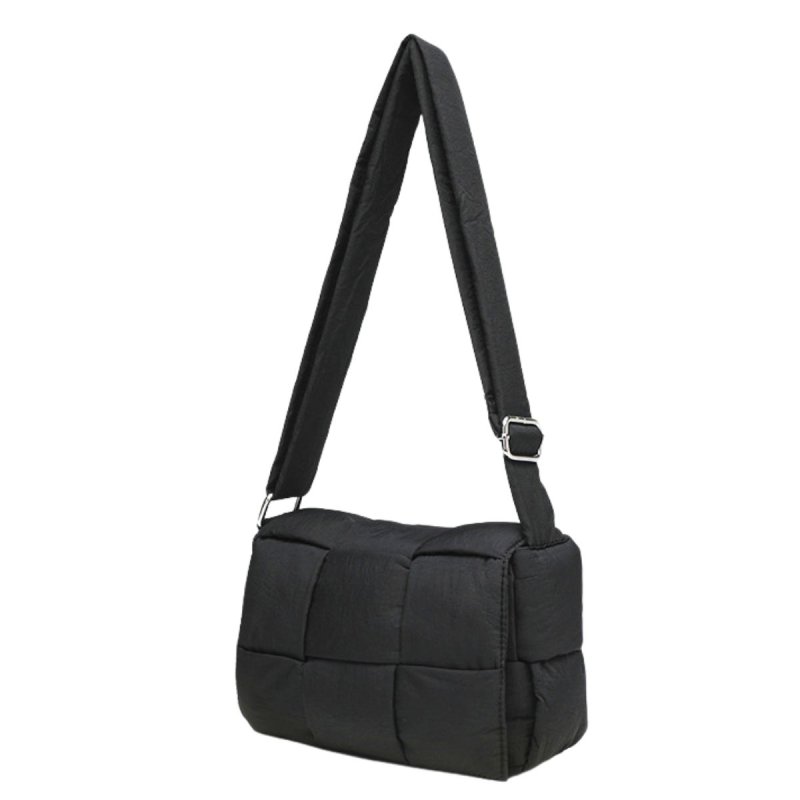 画像3: Small & Large Quilted padded down cassette bag cross body shoulder bag スモール キルティング 絞り ペディング カセット クロスバッグ ショルダートート ポシェット (3)