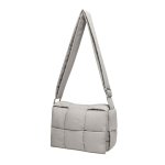 画像1: Small & Large Quilted padded down cassette bag cross body shoulder bag スモール キルティング 絞り ペディング カセット クロスバッグ ショルダートート ポシェット (1)