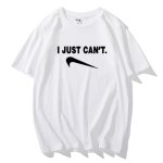 画像4: I Just Cant swoosh Tshirts ユニセックス男女兼用 I Just Cant パロディー プリントTシャツ (4)