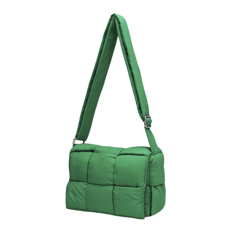 画像2: Small & Large Quilted padded down cassette bag cross body shoulder bag スモール キルティング 絞り ペディング カセット クロスバッグ ショルダートート ポシェット (2)