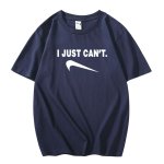 画像3: I Just Cant swoosh Tshirts ユニセックス男女兼用 I Just Cant パロディー プリントTシャツ (3)