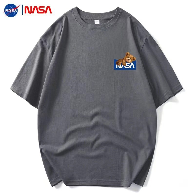 画像2: Nasa x Bear T-shirt ユニセックス 男女兼用 ナサ×クマ ベア プリント Tシャツ (2)