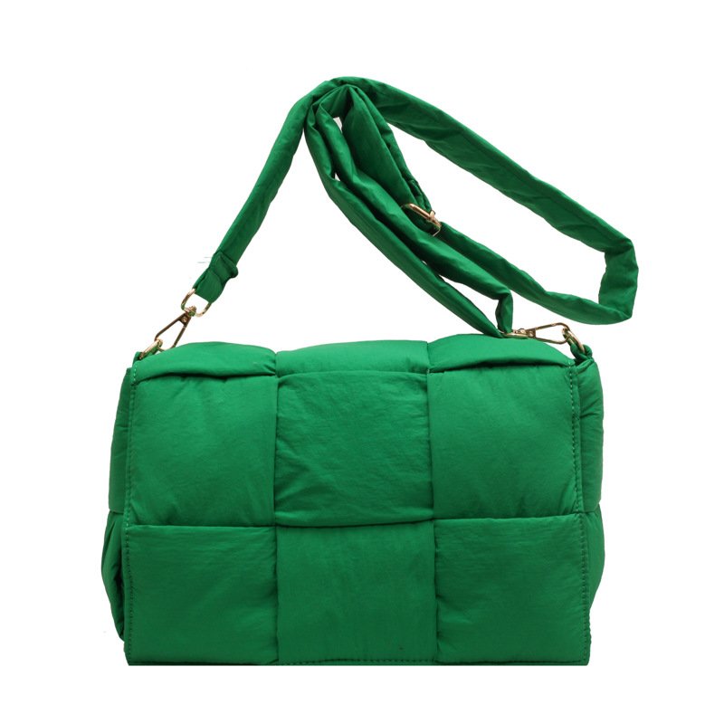 画像6: Small & Large Quilted padded down cassette bag cross body shoulder bag スモール キルティング 絞り ペディング カセット クロスバッグ ショルダートート ポシェット (6)