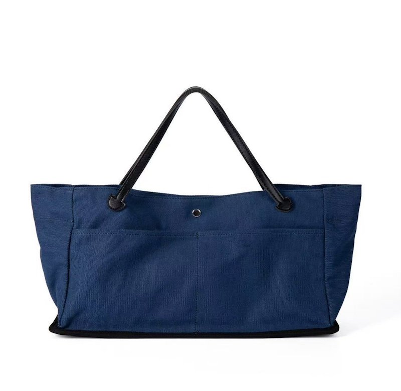 画像1: Rectangular canvas tote bag　長方形キャンバストートバッグ (1)