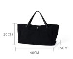 画像4: Rectangular canvas tote bag　長方形キャンバストートバッグ (4)