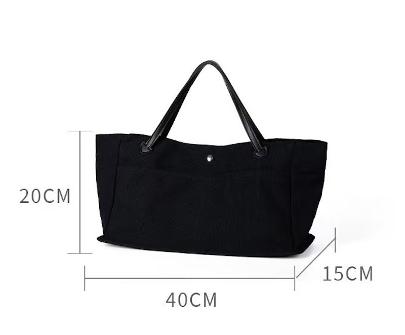 画像4: Rectangular canvas tote bag　長方形キャンバストートバッグ (4)