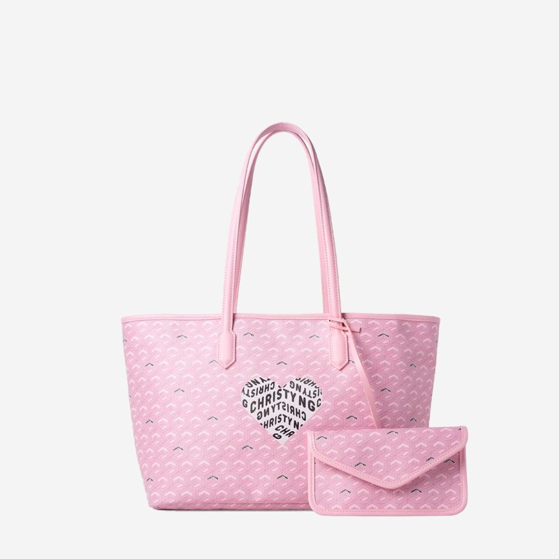 画像2: Christy Ng graffiti painting Herring bone elements shopping shoulder portable Tote Bag  shoulder bag  ユニセックス男女兼用 ペイント ヘリンボーン トート ショルダーショッピングバッグ (2)