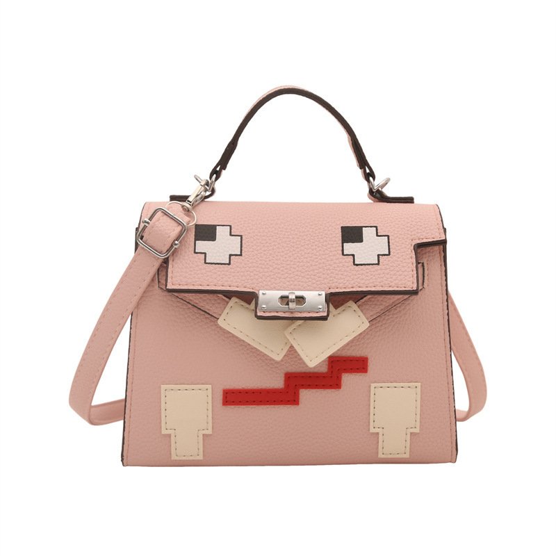 画像3: Mosaic Doll Leather Tote/Shoulder/Crossbody Bag  ユニセックス男女兼用 モザイクドールレザートートショルダークロスボディーバッグ (3)