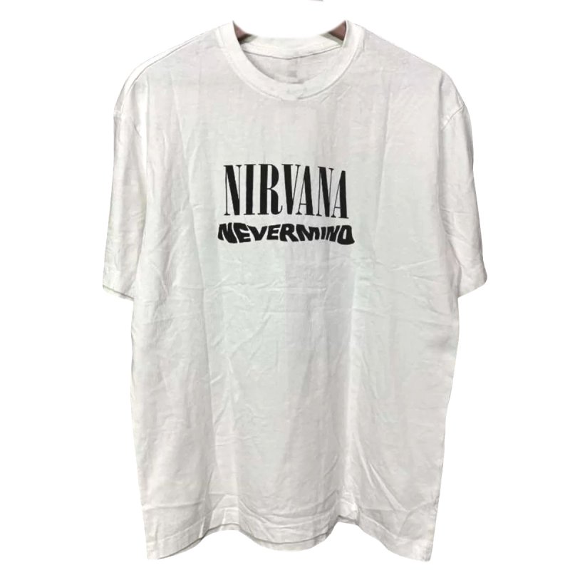 画像2: Unisex Nirvana Smile Old-School Vintage Style T-Shirt   男女兼用 ユニセックスニルヴァーナスマイルオールドスクールヴィンテージスタイルプリント 半袖 Tシャツ (2)