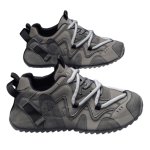 画像8: Unisex Two-tone lace-up leather chunky platform sneakers ユニセックスチャンキーソール厚底バイカラーレザーレースアップスニーカーシューズ (8)