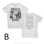 画像6: Unisex Nirvana Kurt Cobain Vintage-Style T-Shirt　 男女兼用 ユニセックスニルヴァーナスカートコバーンヴィンテージスタイルプリント 半袖 Tシャツ (6)
