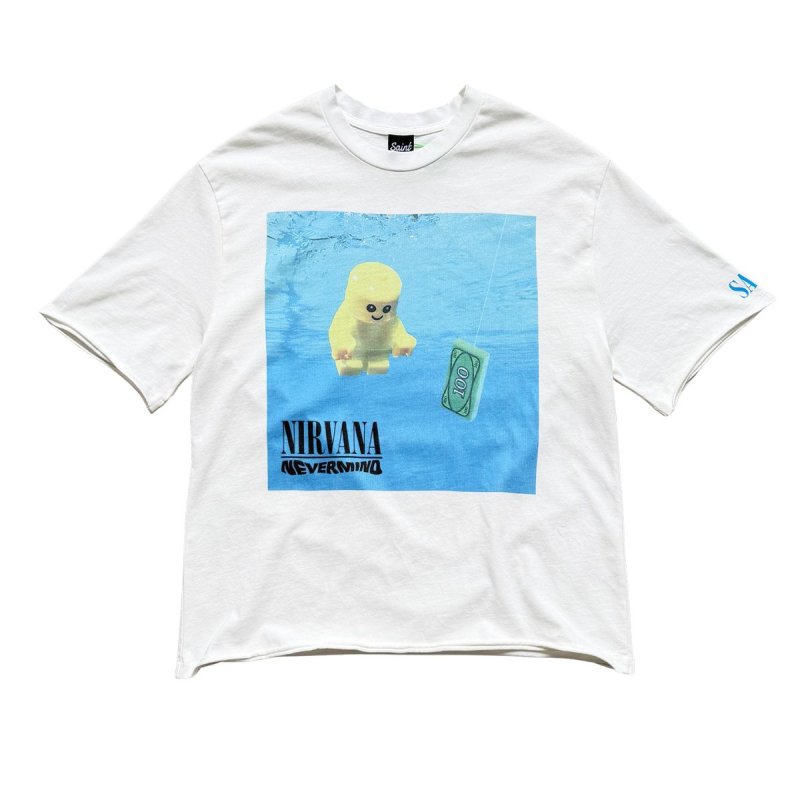 画像2: Unisex Nirvana x Dollar Baby T-Shirt　 男女兼用 ユニセックスニルヴァーナ×ダラーベイビープリント 半袖 Tシャツ (2)