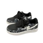 画像7: Unisex  Keith Haring & Lightning Bolt Leather Lace-Up Sneakers　ユニセックス男女兼用 スキースへリング&ライトニングレザーレースアップスニーカーシューズ (7)