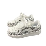 画像5: Unisex  Keith Haring & Lightning Bolt Leather Lace-Up Sneakers　ユニセックス男女兼用 スキースへリング&ライトニングレザーレースアップスニーカーシューズ (5)