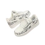 画像6: Unisex  Keith Haring & Lightning Bolt Leather Lace-Up Sneakers　ユニセックス男女兼用 スキースへリング&ライトニングレザーレースアップスニーカーシューズ (6)