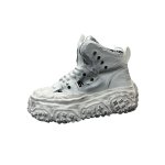 画像6: Men's high-top work boots with thick chunky soles High Top Sneakers  ハイカットチャンキーソール厚底ブーツ スニーカーワークブーツ  (6)