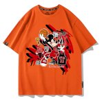 画像11: Unisx Mickey & Donald Duck Basketball Dunk Print T-Shirt & Shorts男女兼用 ユニセックスミッキー&ドナルドダッグ バスケットボールダンクプリントTシャツ&ハーフパンツ (11)
