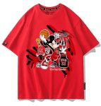 画像9: Unisx Mickey & Donald Duck Basketball Dunk Print T-Shirt & Shorts男女兼用 ユニセックスミッキー&ドナルドダッグ バスケットボールダンクプリントTシャツ&ハーフパンツ (9)