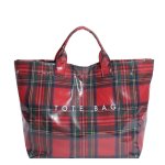 画像1: Check & Damier PVC Tote Bag　ユニセックス男女兼用 チェック&ダミエPVCトートバッグ (1)