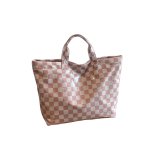 画像3: Check & Damier PVC Tote Bag　ユニセックス男女兼用 チェック&ダミエPVCトートバッグ (3)