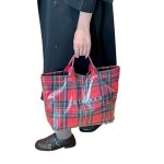 画像4: Check & Damier PVC Tote Bag　ユニセックス男女兼用 チェック&ダミエPVCトートバッグ (4)