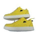 画像4: Unisex Basic Leather Platform Lace-Up Sneakers  ユニセックス男女兼用ベーシック厚底レザーレースアップスニーカーシューズ  (4)