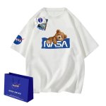 画像2: Nasa x Big Bear T-shirt ユニセックス 男女兼用 ナサ×クマ ベア プリント Tシャツ (2)