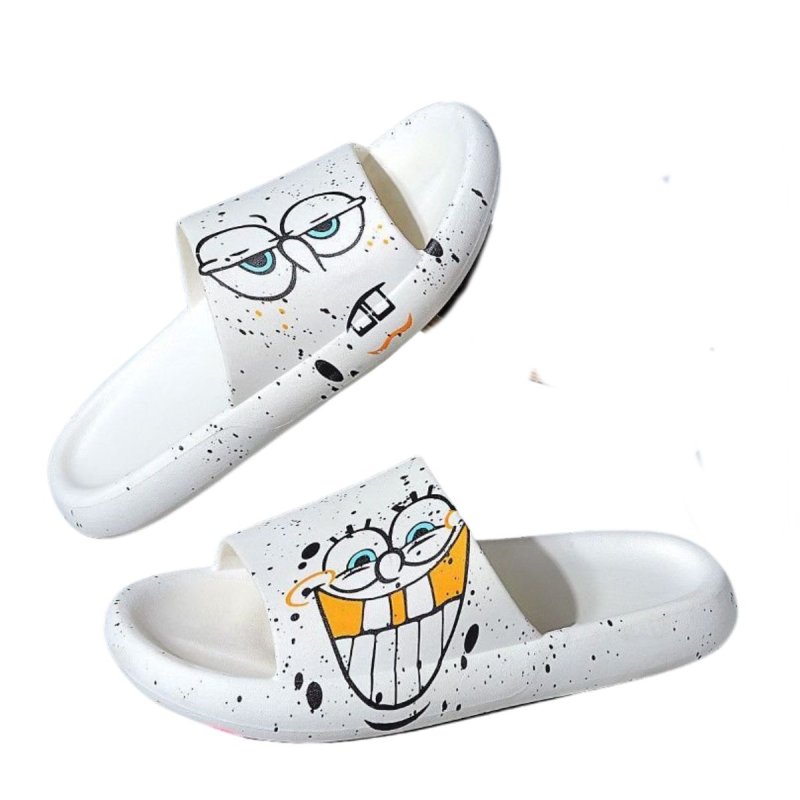 画像1:  Unisex PVC SpongeBob print Sandals slippers     男女兼用 PVCスポンジボブプリントサンダルスリッパビーチサンダル シューズ (1)
