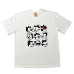 画像1: Unisx Felix the Cat "Hundred Faces" Vintage-style printed T-shirt  男女兼用 ユニセックスフィリックス・ザ・キャットフェイスプリントウェアヴィンテージスタイルｔシャツ (1)