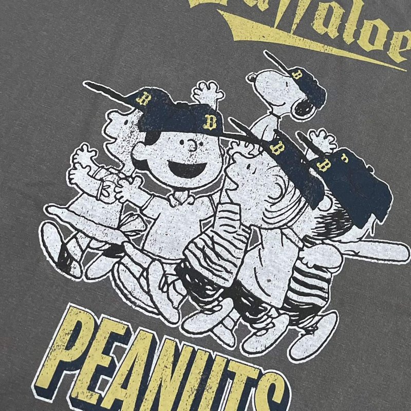 画像3: Unisx  Snoopy & Friends & Boston Red Sox Printed T-Shirt 男女兼用 ユニセックススヌーピー＆フレンズ＆ボストン・レッドソックス&プリントTシャツ (3)