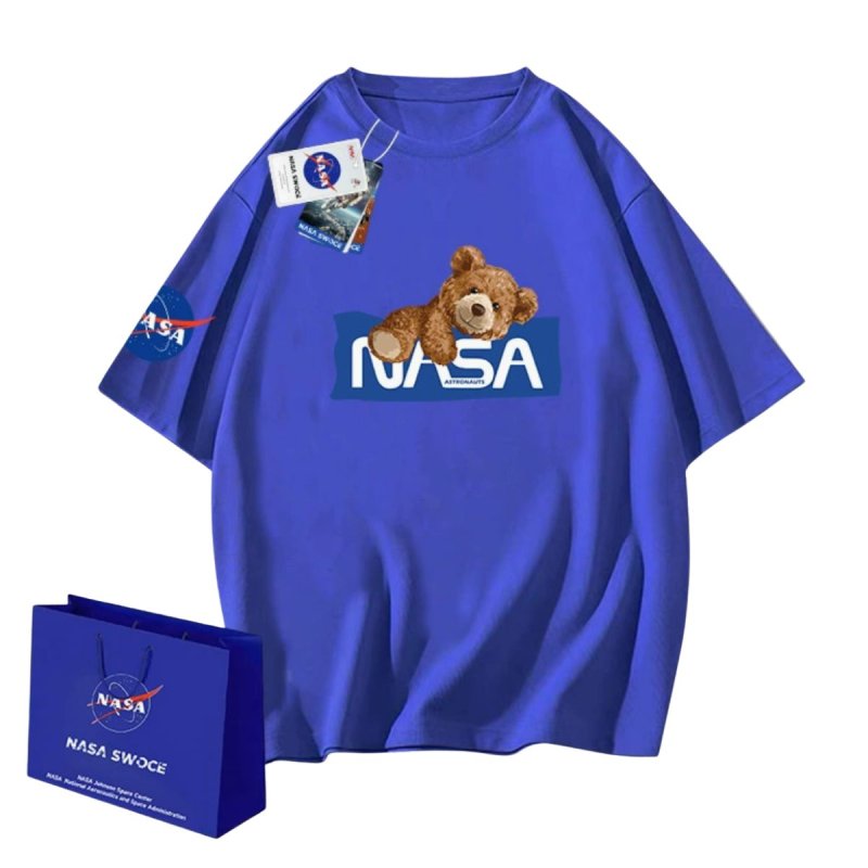 画像5: Nasa x Big Bear T-shirt ユニセックス 男女兼用 ナサ×クマ ベア プリント Tシャツ (5)