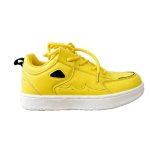 画像2: Unisex Basic Leather Platform Lace-Up Sneakers  ユニセックス男女兼用ベーシック厚底レザーレースアップスニーカーシューズ  (2)