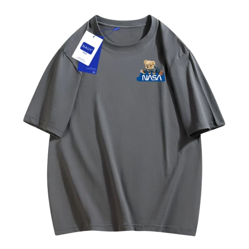 画像4: Nasa x glasses bear T-shirt ユニセックス 男女兼用 ナサ×メガネクマ ベアプリントTシャツ (4)