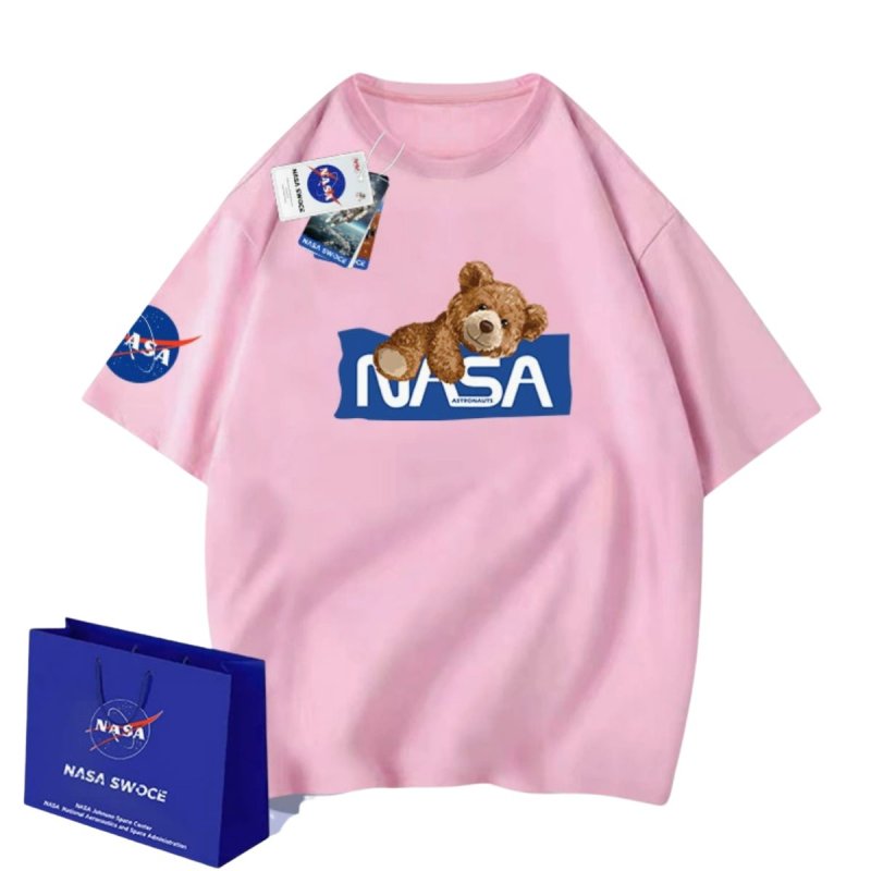 画像4: Nasa x Big Bear T-shirt ユニセックス 男女兼用 ナサ×クマ ベア プリント Tシャツ (4)