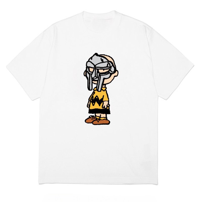 画像2: Masked Charlie Brown T-shirt ユニセックス 男女兼用 マスクド チャーリーブラウンプリント Tシャツ (2)