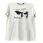 画像1: Michael Jackson Tour Vintage-Style T-Shirt　男女兼用マイケルジャクソンツアーヴィンテージスタイルTシャツ (1)