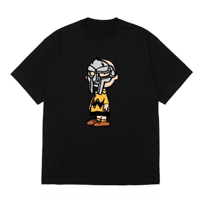 画像1: Masked Charlie Brown T-shirt ユニセックス 男女兼用 マスクド チャーリーブラウンプリント Tシャツ (1)
