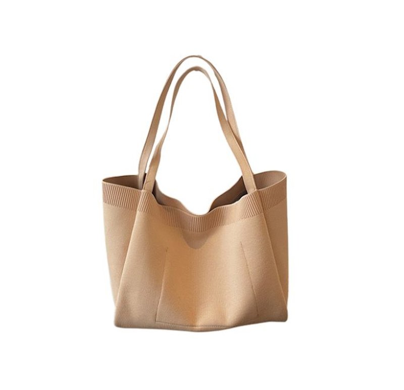 画像9: Doberman Embroidered Knit Large-Capacity Tote & Shoulder Bag　ユニセックス男女兼用ドーベルマン 刺繍ニットラージキャパシティー  トートショルダーショッピングエコバッグ (9)