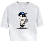 画像2: Unisex Charlie Brown Angels Watching baseball T-shirt 男女兼用 ユニセックスチャーリーブラウン エンジェルスベースボールウォッチング Tシャツ (2)