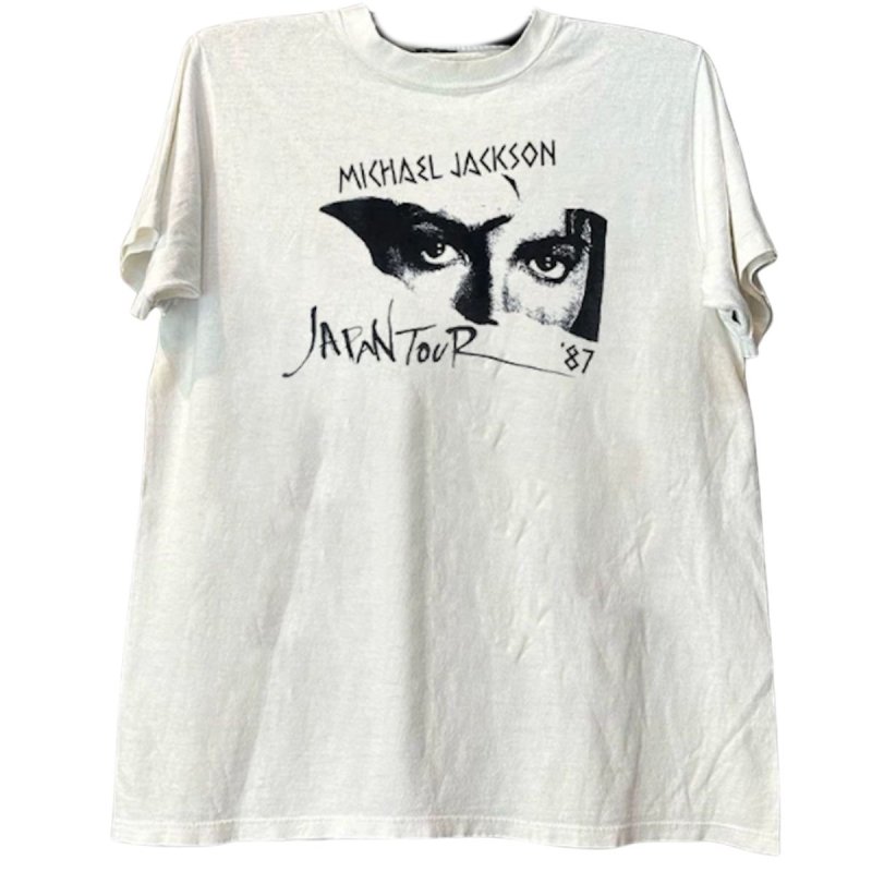 画像2: Michael Jackson Tour Vintage-Style T-Shirt　男女兼用マイケルジャクソンツアーヴィンテージスタイルTシャツ (2)