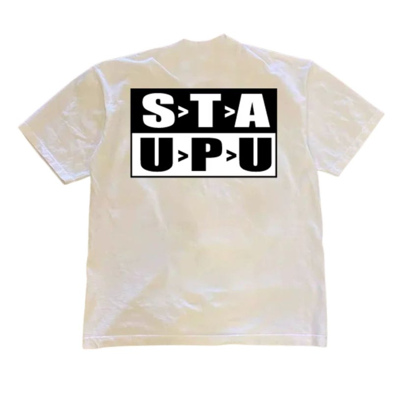 画像4: Unisex UPUPXIA Printed Short-Sleeve T-Shirt 男女兼用 ユニセックス UPUPXIATシャツ (4)
