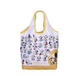 画像2: Snoopy 75th Anniversary Eco-friendly Tote / Shoulder Shopping Bag　ユニセックス男女兼用 スヌーピーアニバーサリートートショルダーショッピングエコバッグ (2)